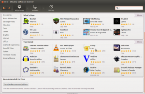 Ubuntu software center